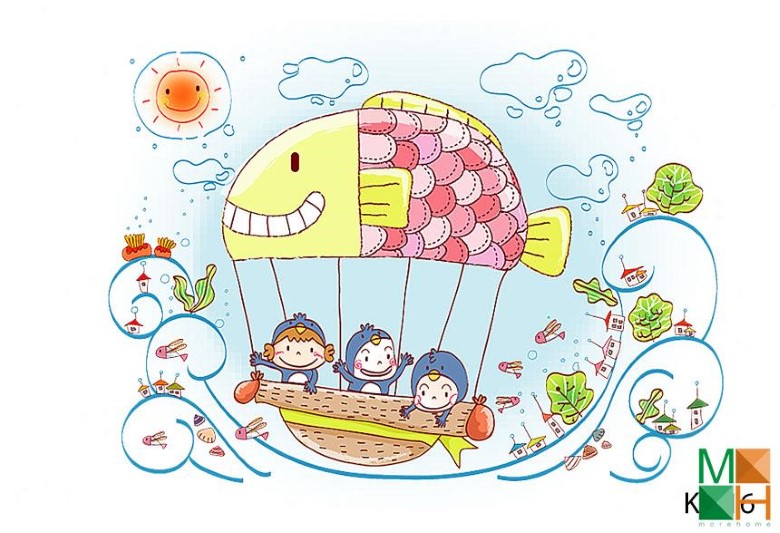 Tranh dán tường cho trẻ em đẹp K - 016