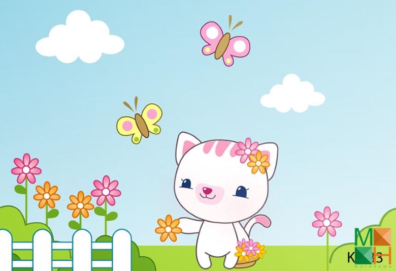 Tranh dán tường cho trẻ em đẹp K - 033