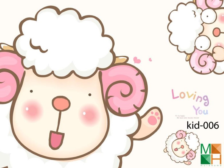 Tranh dán tường Hàn Quốc 3d cho bé cực đẹp tại Hà Nội Kid-006