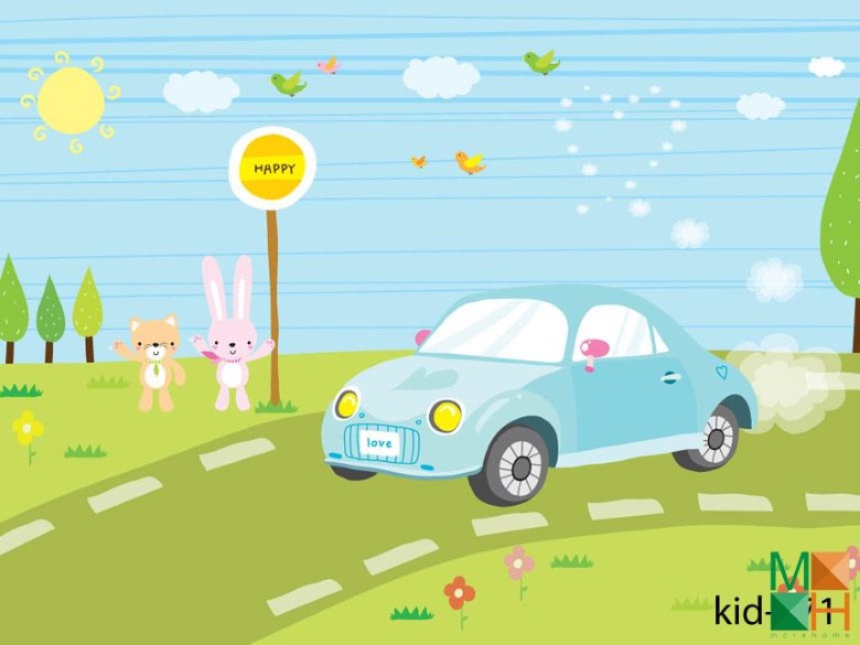 Tranh dán tường Hàn Quốc 3d cho bé cực đẹp tại Hà Nội Kid-071