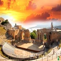 Tranh dán tường tranh phong cảnh tại Hà Nội LA - 007