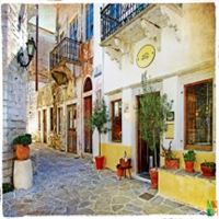 Tranh dán tường Hàn Quốc phong cảnh đẹp LA - 041