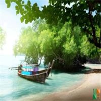 Tranh dán tường phong cảnh khổ lớn tại Hà Nội BE - 105