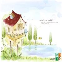 Tranh dán tường Hàn Quốc 3d cho bé cực đẹp tại Hà Nội Ape-009