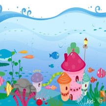  Tranh dán tường Hàn Quốc 3d cho bé cực đẹp tại Hà Nội Kid-049