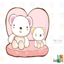  Tranh dán tường Hàn Quốc 3d cho bé cực đẹp tại Hà Nội Kid-055