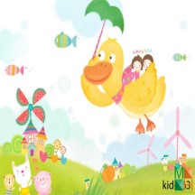 Tranh dán tường Hàn Quốc 3d cho bé cực đẹp tại Hà Nội Kid-063