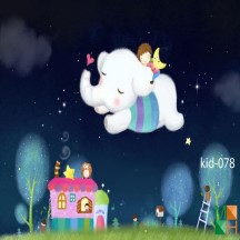  Tranh dán tường Hàn Quốc 3d cho bé cực đẹp tại Hà Nội Kid-078