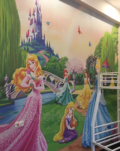  Thi công giấy dán tường trẻ em tại hải phòng