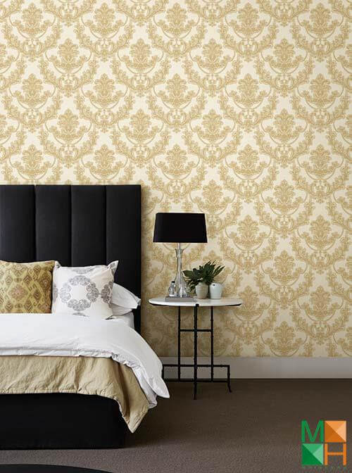 Giấy dán tường Hàn Quốc phòng ngủ cổ điển đẹp 59286-3