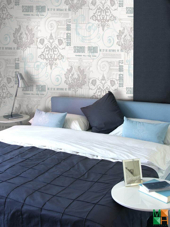 Mẫu giấy dán tường phòng ngủ 7003-1