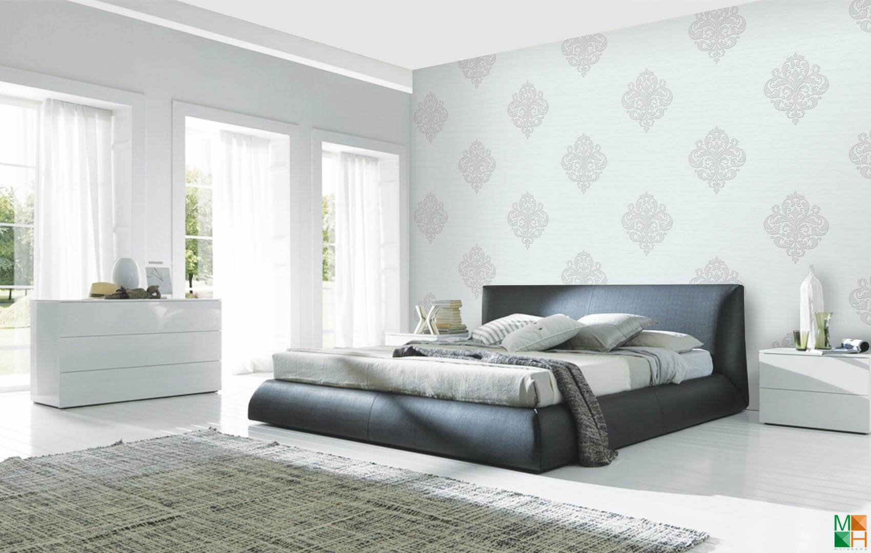 Giấy dán tường cổ điển tạo điểm nhấn tại Bến Tre 70144-2