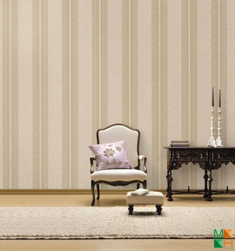 Giấy dán tường họa tiết kẻ sọc cổ điển tại Kim Mã, Ba Đình, Hà Nội 82960-2