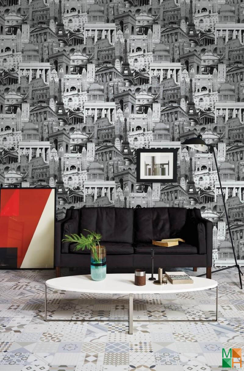 Giấy dán tường Hàn Quốc 3D 83056-1