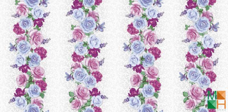 Giấy dán tường họa tiết hoa lá thi công tại Thanh Trì, Hoàng Mai, Hà Nội 88105-4