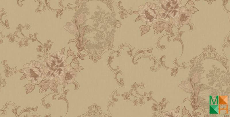 Giấy dán tường Hàn Quốc cổ điển thi công tại Quảng An, Tây Hồ, Hà Nội 88129-3