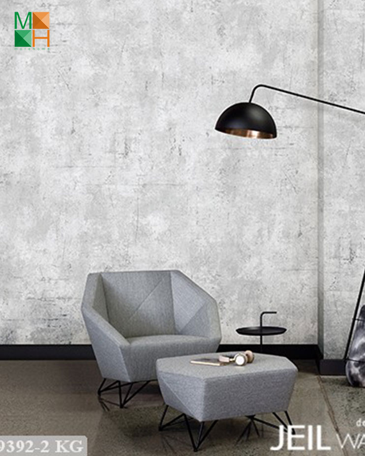  Giấy dán tường giả xi măng màu xám 9392-2