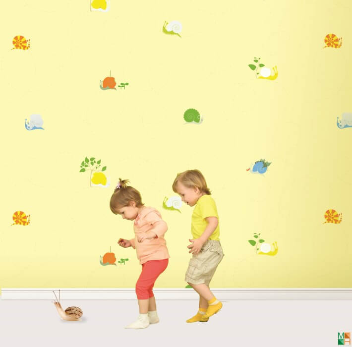 Giấy dán tường đẹp cho phòng bé A1046-2