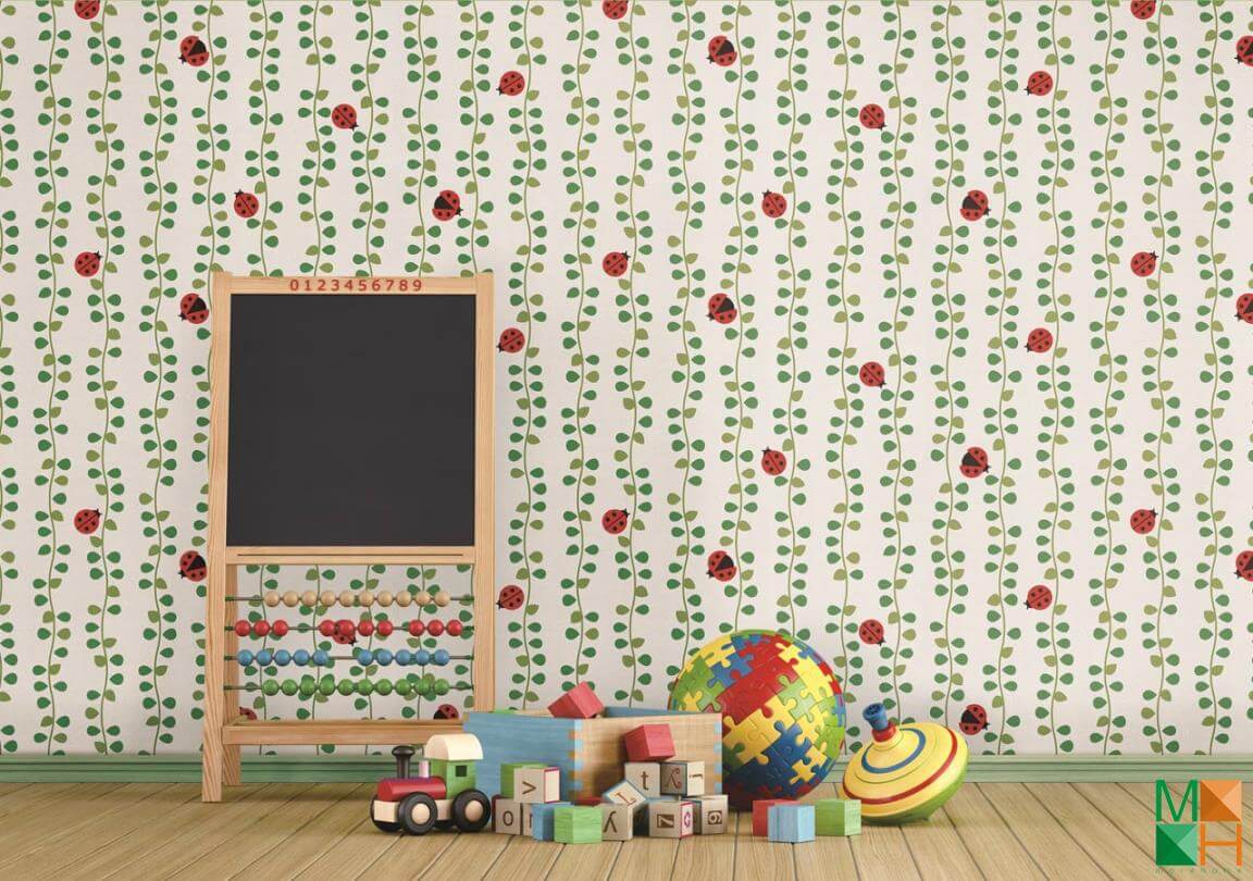 Giấy dán tường Hàn Quốc hoa leo đẹp tại Gia Lai GK004-1