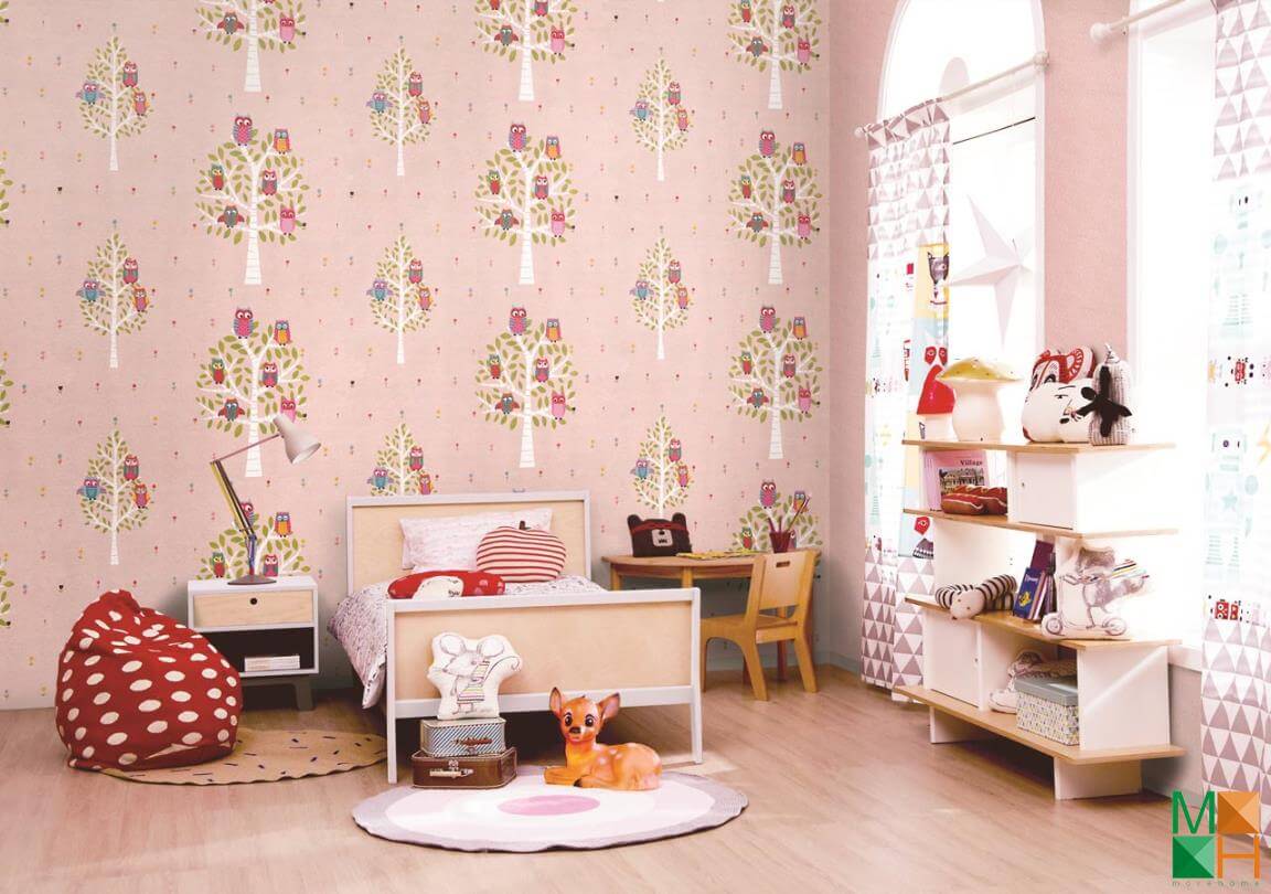 Giấy dán tường Hàn Quốc phòng trẻ em GK005-1