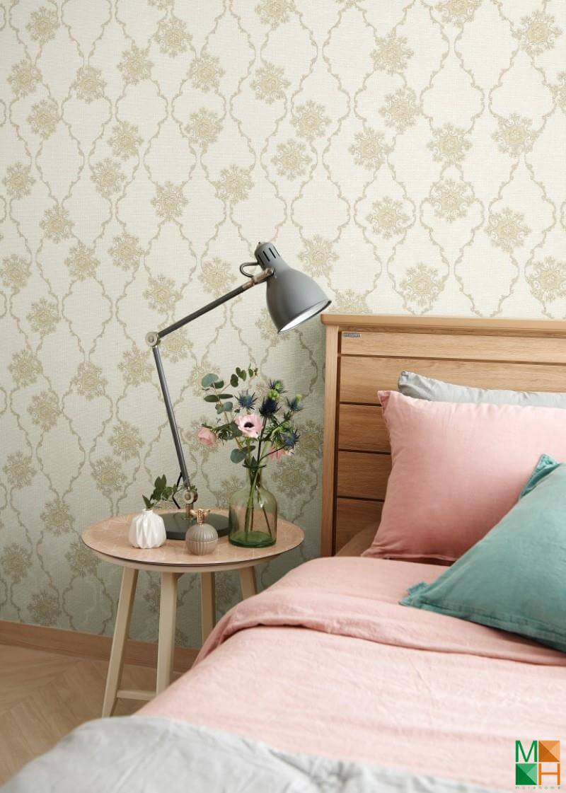 Giấy dán tường điểm nhấn phòng ngủ đẹp tại Đan Phượng NB85239-1
