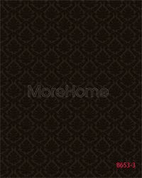 Giấy dán tường tân cổ điển màu đen 8653-3