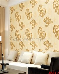 Giấy dán tường tân cổ điển mới nhất 8674-2