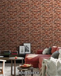 Giấy dán tường 3D giả gạch nung H6033-2S