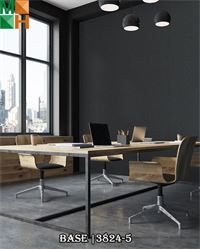 Giấy dán tường đơn sắc sọc dọc cao cấp 3824 gồm các màu trắng, xanh, xanh rêu, xám, xám đen.