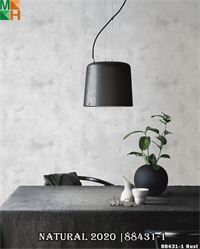 Giấy dán tường 3D giả xi măng, giả bê tông 88431 màu trắng, ghi xám nhạt đến đậm, màu be và xanh