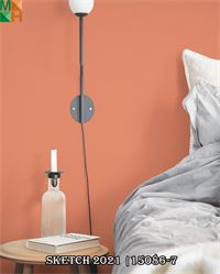 Giấy dán tường cao cấp Hàn Quốc 15086 màu trắng, ghi, đen, vàng, cam