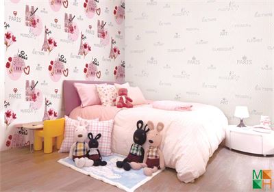 Giấy dán tường hình trái tim GK014-1