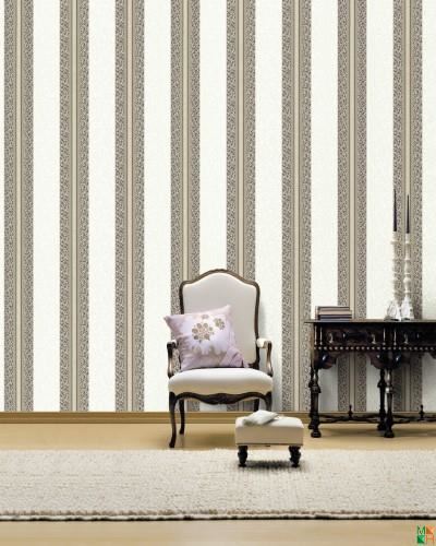 Giấy dán tường họa tiết kẻ sọc cổ điển 82960-1