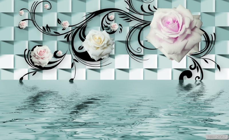 Tranh dán tường phòng bếp