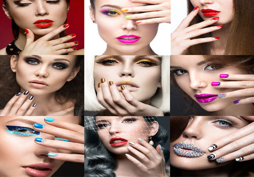 Tranh dán tường cho shop mỹ phẩm spb002